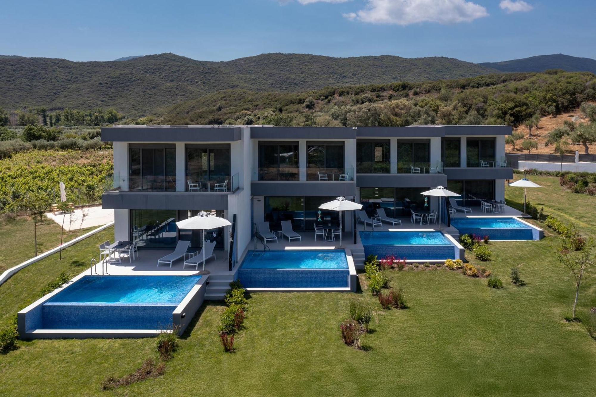 Elysium Villas Quartet Sarti Bagian luar foto